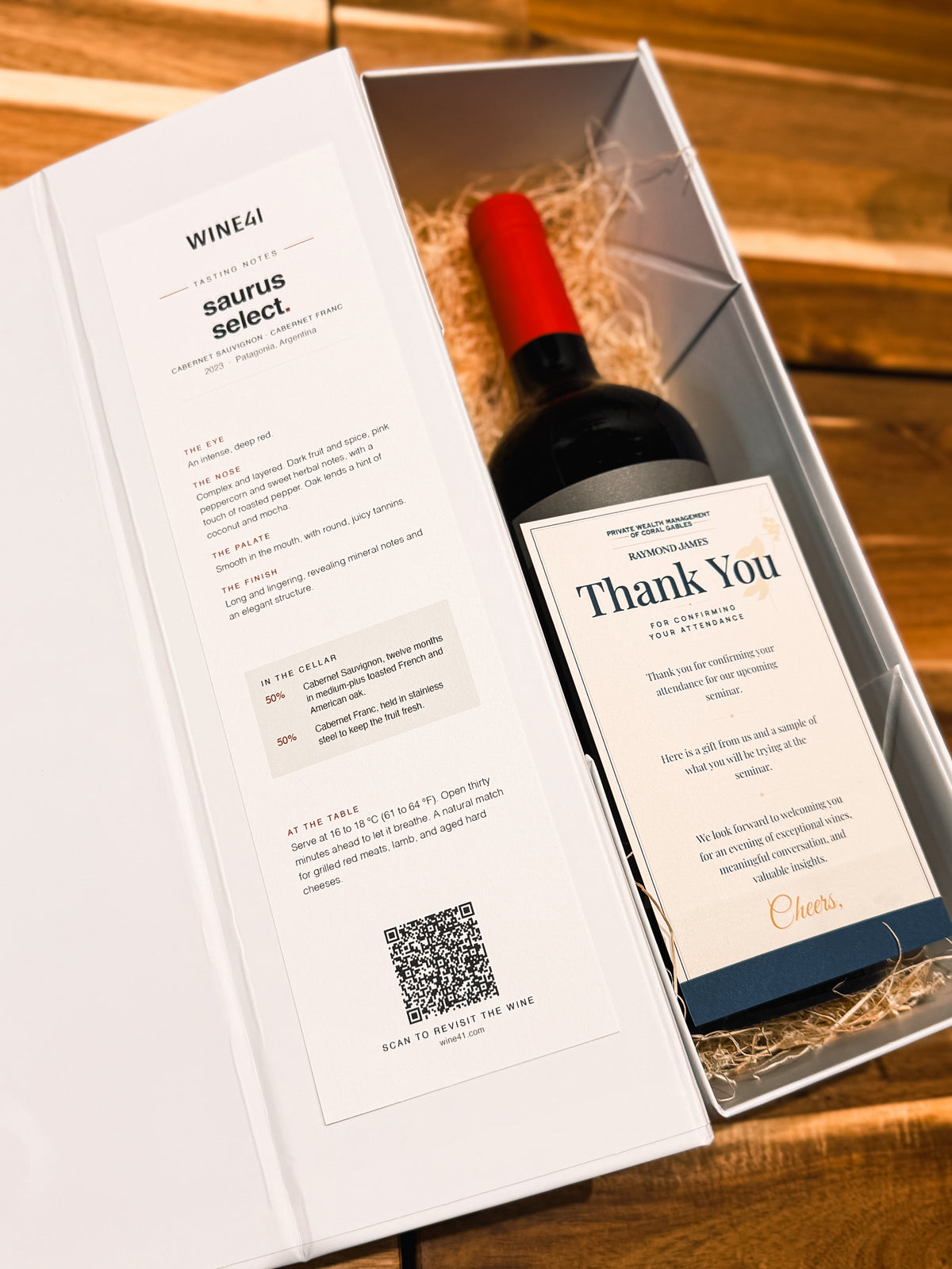 Custom Corporate Wine Gift Box
