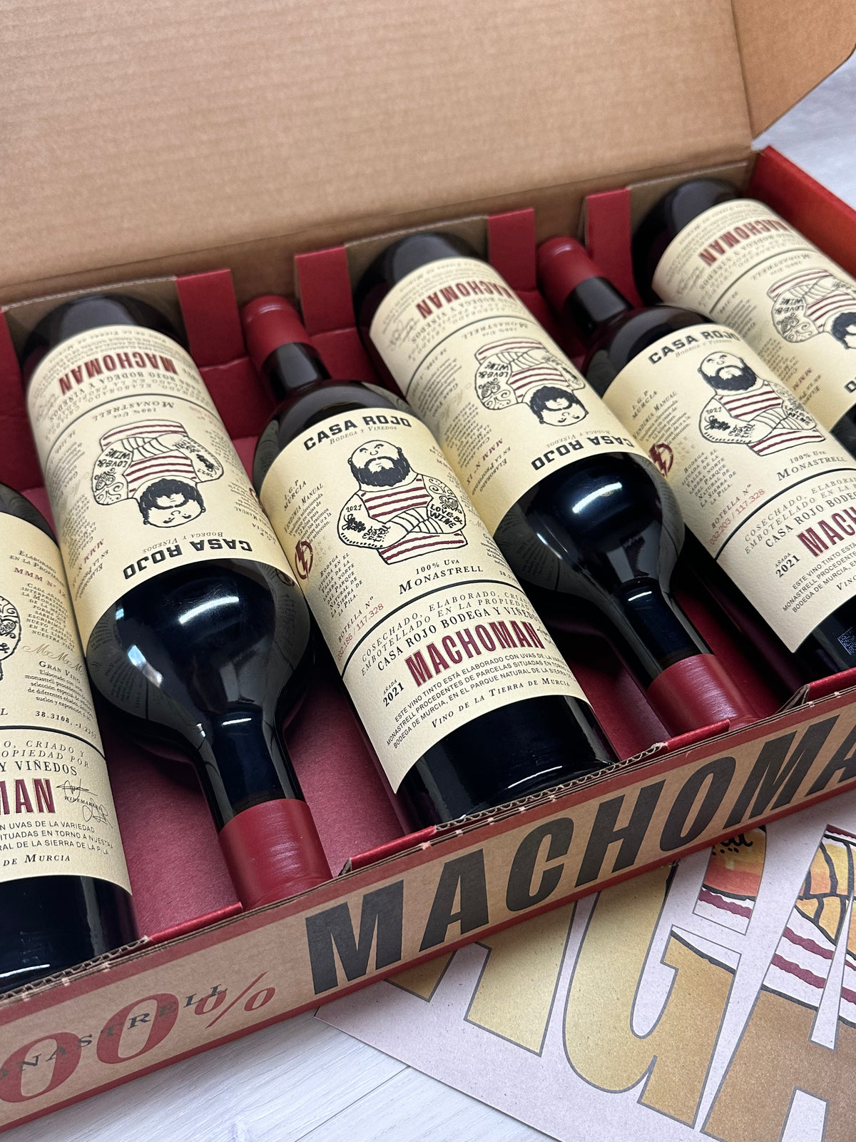Casa Rojo Machoman Monastrell 6 btl Box