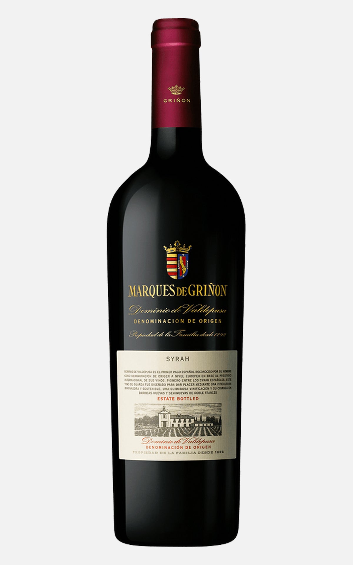 Marques de Grinon Syrah Single Vineyard Vino de Pago 2019
