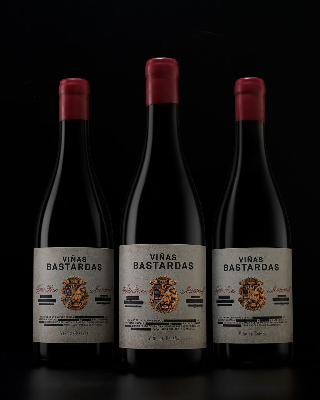 Viñas Bastardas, three bottles