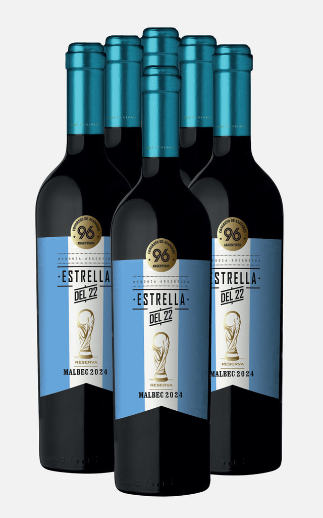 Estrella del 22 Malbec Reserva 2024 6-bottle box