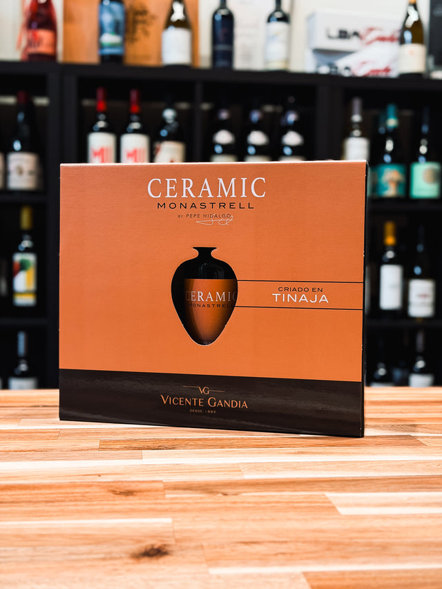Ceramic Monastrell Three-Bottle Box Gift