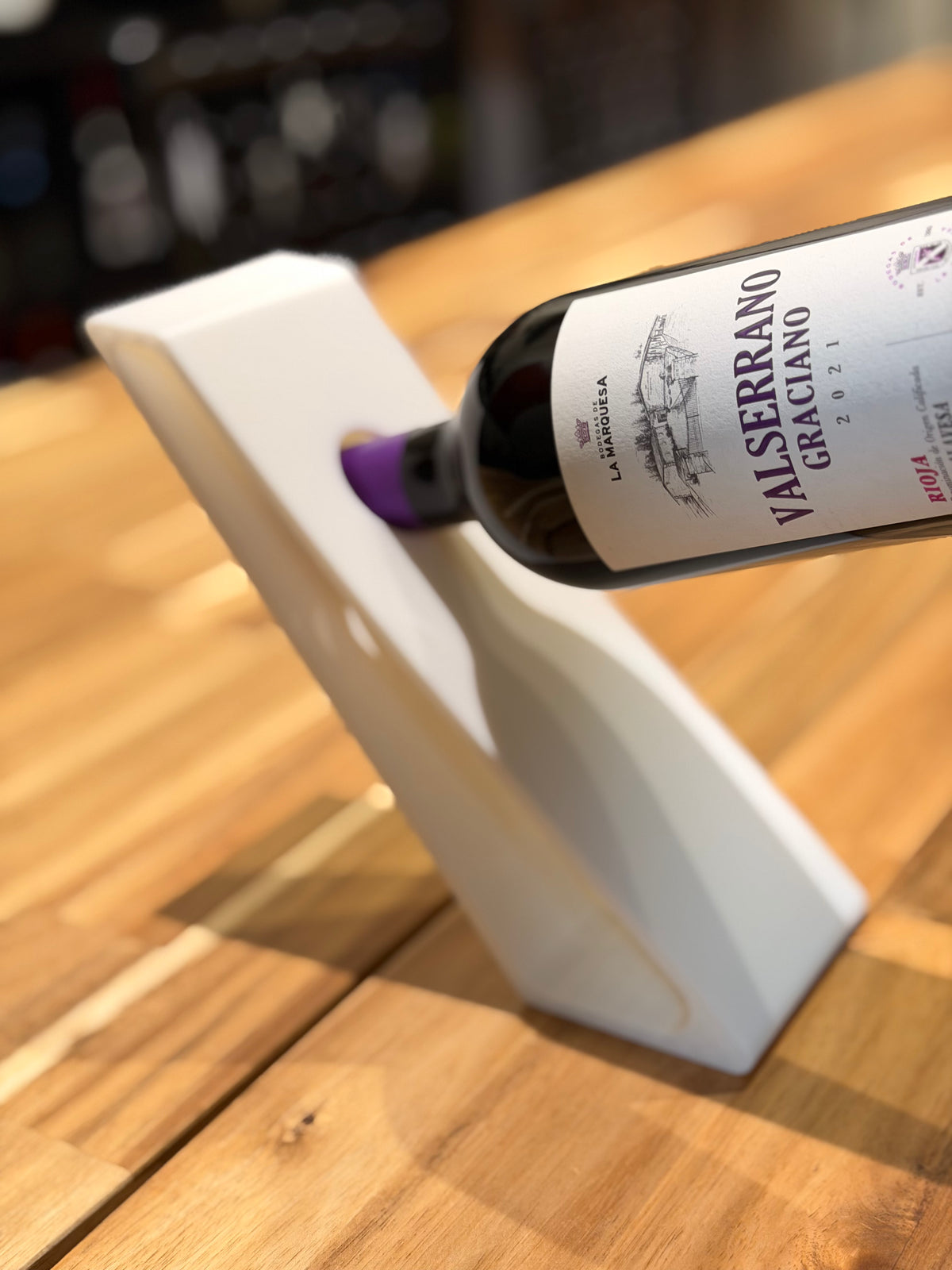Gravity Defying Wine Holder