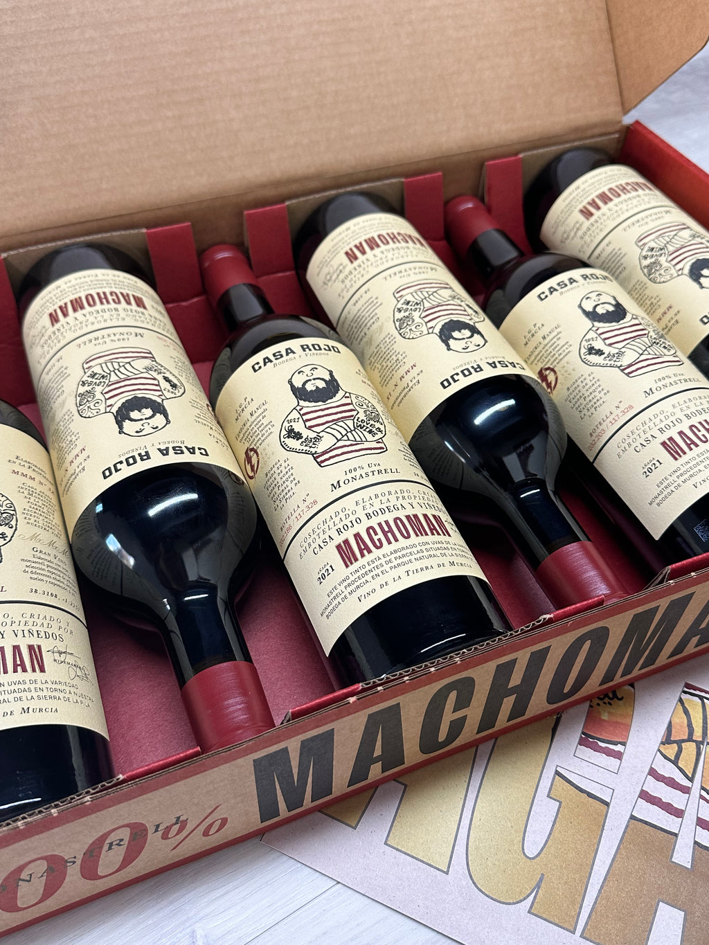 Casa Rojo Machoman Monastrell 6 btl Box