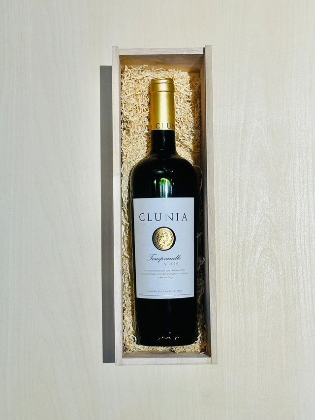 Single Bottle Wood Box Clunia Tempranillo