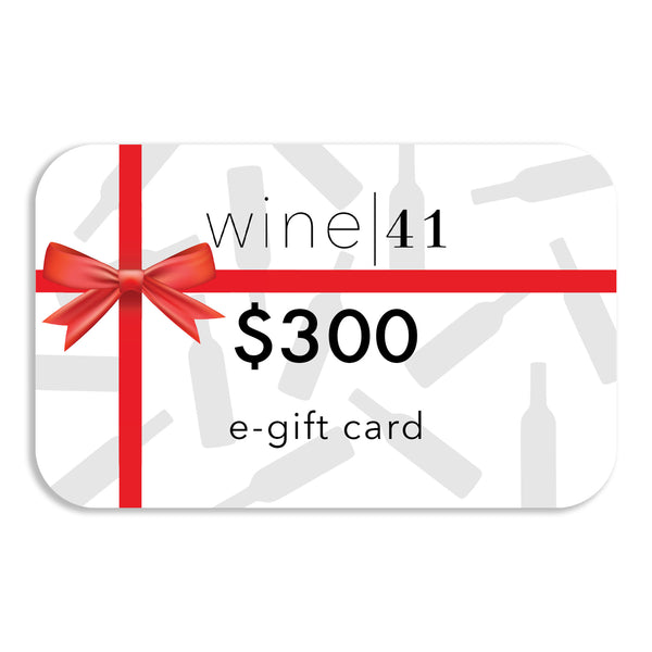 $300 e-gift card