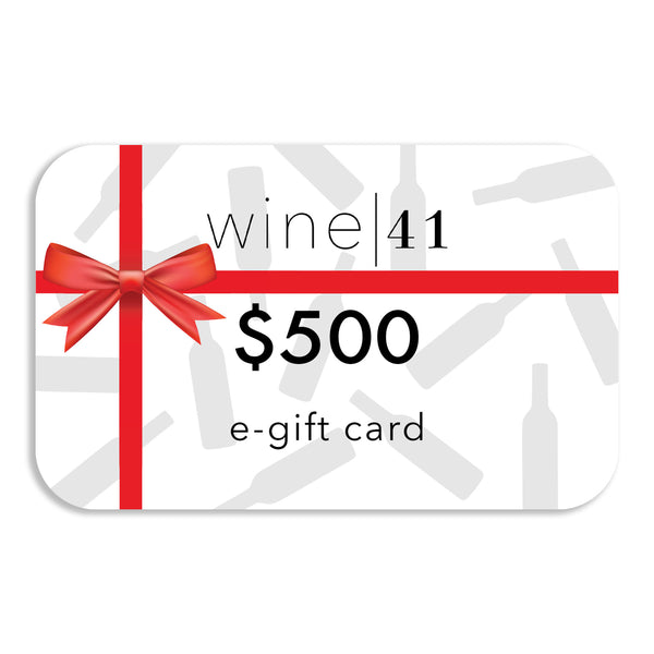 $500 e-gift card