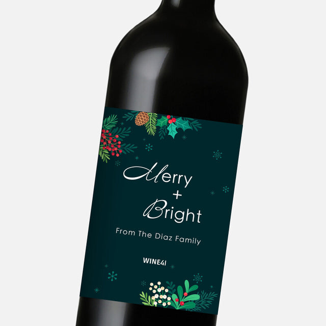 W44 Merry + Bright Label