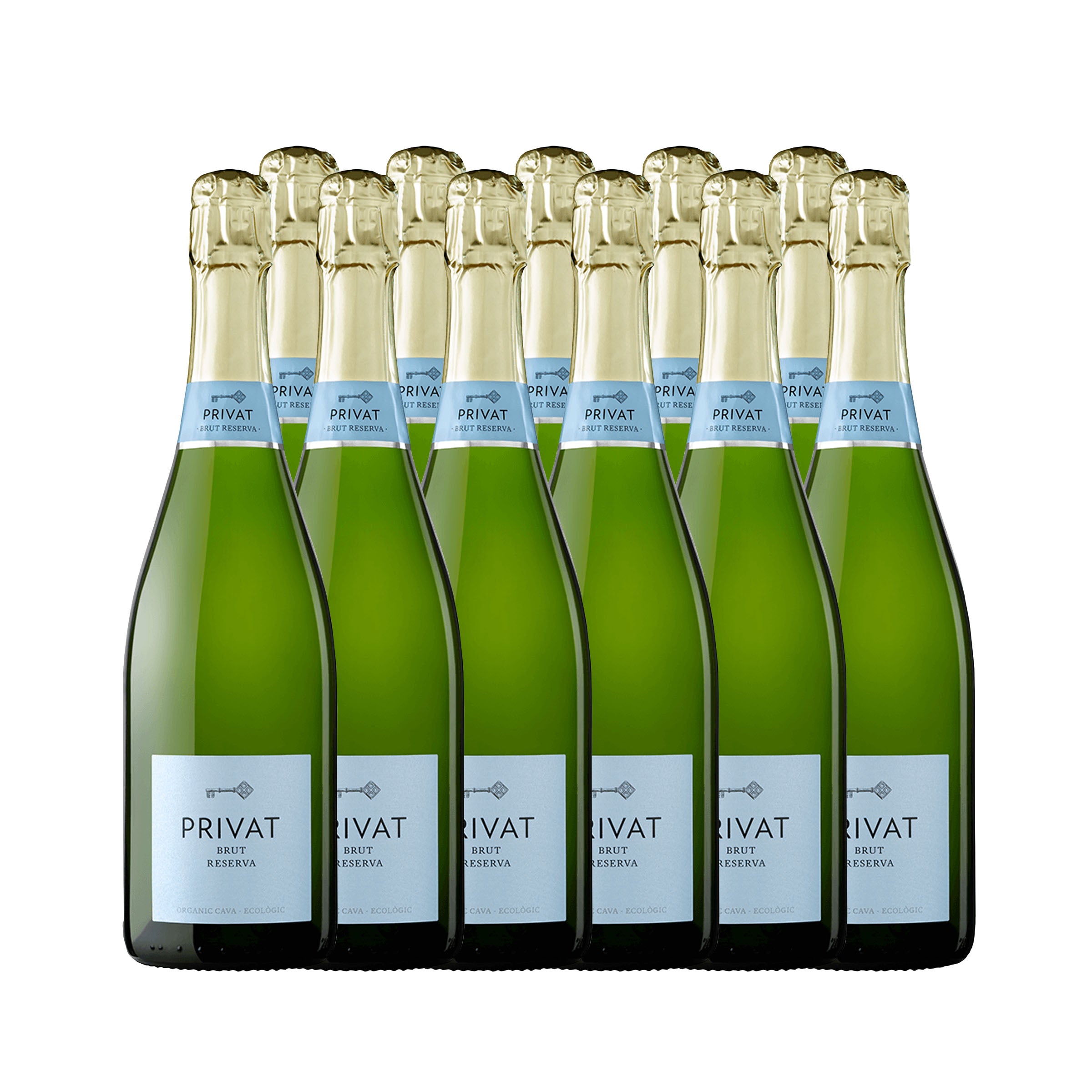 PRIVAT Cava Brut Reserva Organic 2020 12 Bottle Case